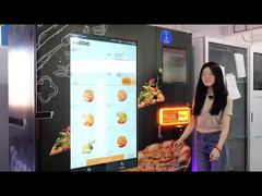 Haloo 55-inch touchscreen verse pizza automaten gekleurde stalen panelen schuim