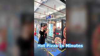 Pizzaautomaat | 24-uurs koeling, slimme pick-up en dual-mode verwarming Onbemande pizza Reta