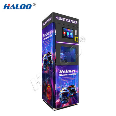 Haloo Vending Machine Maquina Outdoor Motorcycle Helmet Schoonmaakmachine Helmet Reiniging Vendo Machine Helmet Reinigingsmachines