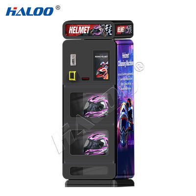 Haloo Vending Machine Maquina Para Limpiar Casco Deodorize Helmet Reiniging Vendo Machine Low Moq Custom 15,6 inch scherm Helmet Reinigingsmachines