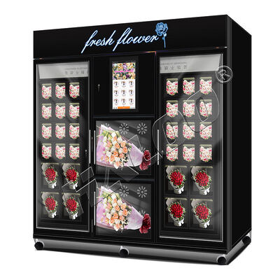Haloo Vending Machine Leverancier Flower Vending Machine 34 Lockers Big Size Machine Bill Coin and Card Reader
