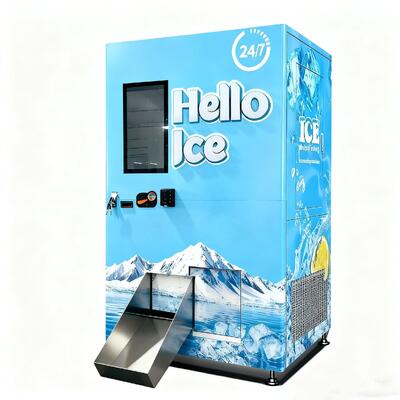 Haloo Vending Machine Leverancier Scherm 24 uur IJs Vending Machine voor Automatisch Verpakken IJs ATM IJs Vending Machine