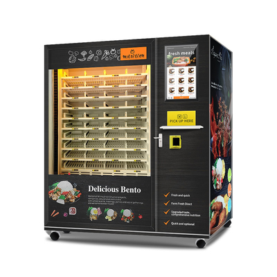 Grote van de het Ontbijtmaaltijd van het Capaciteits Automatische Snelle Voedsel van de de Lunchdoos Hete het voedselAutomaat met Microgolf het Verwarmen