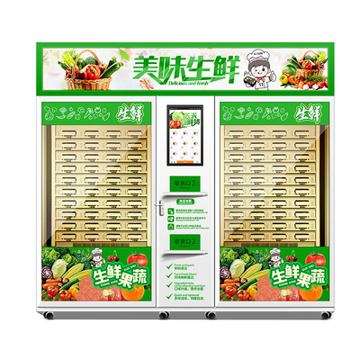 24 urenijskast die verse groente en fruitautomaat met X-Y lift koelen