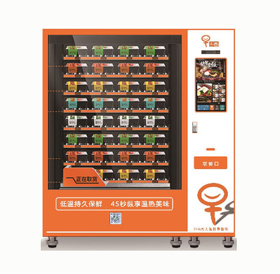 automaat van de de sandwichhamburger van het 24 uren de hete brood met microgolf en oven het verwarmen functie