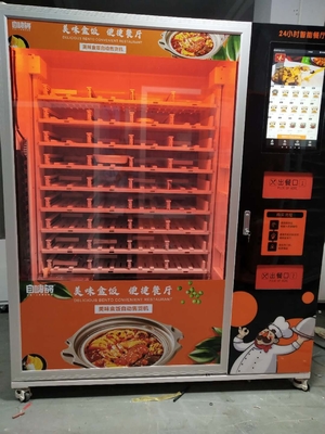 3000W de snelle het verwarmen automaat van de self - servicepizza en hete voedselautomaat voor luchthavenbureau