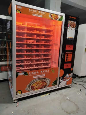 3000W de snelle het verwarmen automaat van de self - servicepizza en hete voedselautomaat voor luchthavenbureau