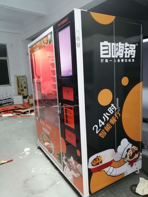 3000W de snelle het verwarmen automaat van de self - servicepizza en hete voedselautomaat voor luchthavenbureau