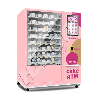 Haloo Vending Machine Fabrikant 21,5 inch Reclame Smart Touch Screen Cake Vending Machine