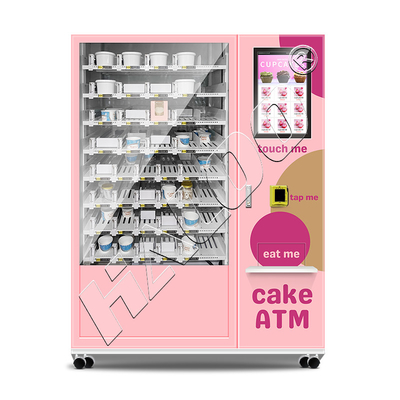 Haloo Vending Machine Fabrikant 21,5 inch Reclame Smart Touch Screen Cake Vending Machine
