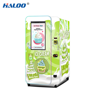 Haloo Vending Machine fabrikant 32 inch reclame slimme touchscreen ijsmachine