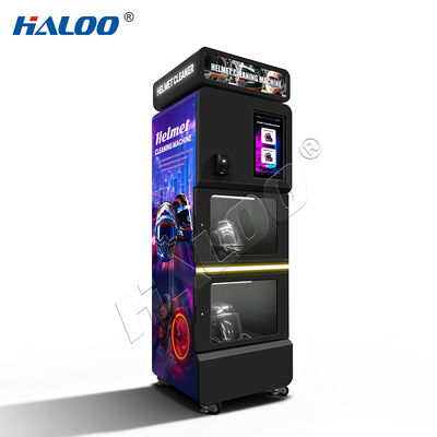 Haloo Vending Machine Maquina Para Limpiar Casco Deodorize Helmet Reiniging Vendo Machine Low Moq Custom 15,6 inch scherm Helmet Reinigingsmachines