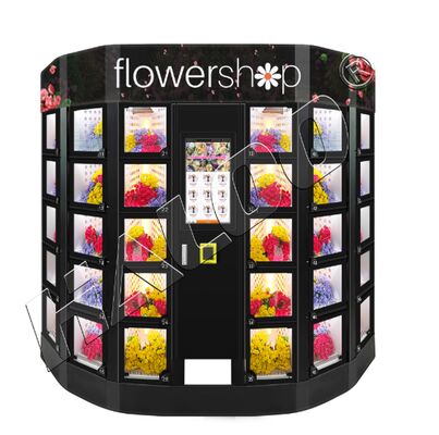 Haloo Vending Machine Leverancier Vendo distributeur de fleurs Custom Volledig automatische Vending Machine Touch Flower Vending Machine