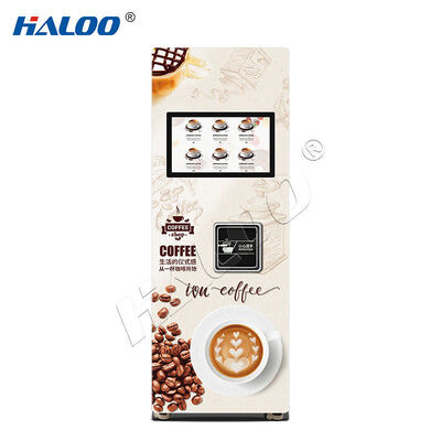 21.5 inch high-definition touchscreen commerciële capsule automatische koffiemachine met warme dranken