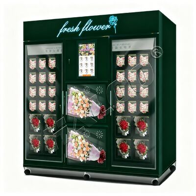 Haloo Vending Machine Leverancier Flower Vending Machine 34 Lockers Big Size Machine Bill Coin and Card Reader