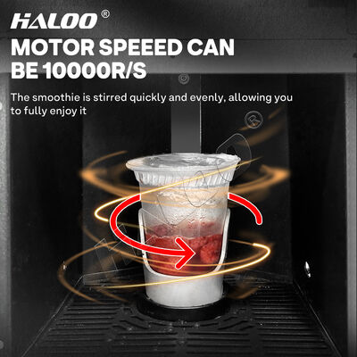 Haloo 32 inch fruit smoothie vending machine with 175 cups of large capacity color steel plate material  sturdy and durable