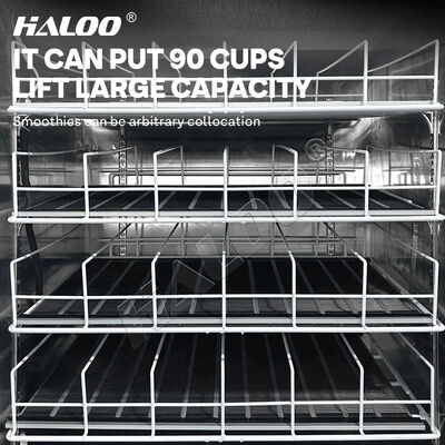 Halo 24-hour frozen fruit smoothie mixer fresh fruit smoothie vending machine thick metal plate material