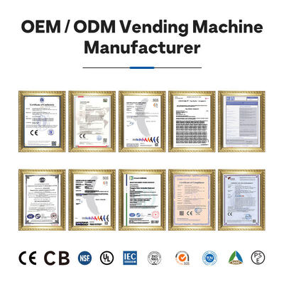 Hallo bloemenautomaat met verdikte metalen plaat voor duurzaamheid, wordt geleverd met SDK-functie en koelsysteem