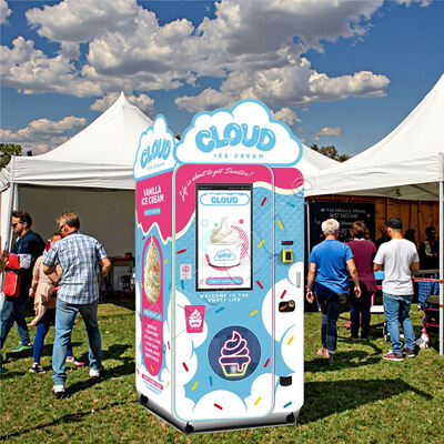 Haloo-ijsmachines met bovenste lichtdoos en wormversnellingsreducer, Embraco 1.5P-compressor ingevoerd uit Brazilië