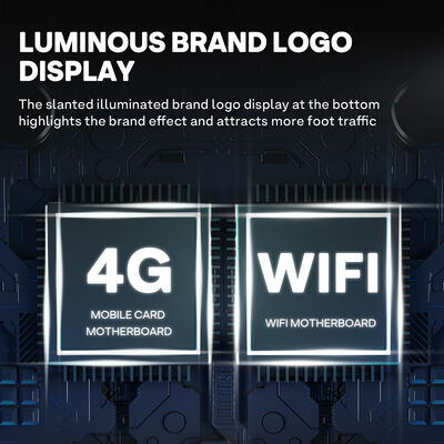 Halo 24 rooster slimme vending kluisje verdikte gegalvaniseerde plaat buitenste schelp en drie-laag glas deur met koelsysteem