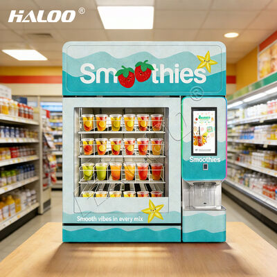 Haloo 2016 bevroren smoothie automaten met meer dan 20 fruit smaken en warmwater reiniging module gemaakt van verdikt gegalvaniseerd plaat materiaal
