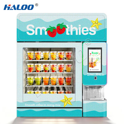 Haloo 2016 bevroren smoothie automaten met meer dan 20 fruit smaken en warmwater reiniging module gemaakt van verdikt gegalvaniseerd plaat materiaal