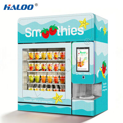 Haloo 2016 bevroren smoothie automaten met meer dan 20 fruit smaken en warmwater reiniging module gemaakt van verdikt gegalvaniseerd plaat materiaal