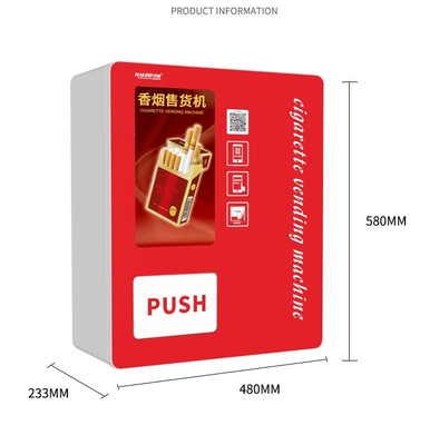 Condoomdocument Sigaret Muur Opgezet Mini Vending Machine