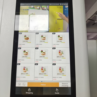 Touch screen Bevroren Gekoelde het VleesAutomaat van de VleesAutomaat -18℃