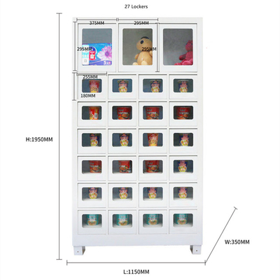 Automaat van de touch screen de Slimme Kast voor de Kaars van het de Blikkenspeelgoed van het Snacksvoedsel