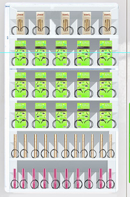 Nieuw Populair Spel Grappig Lucky Blind Box Vending Machine met Touch screen