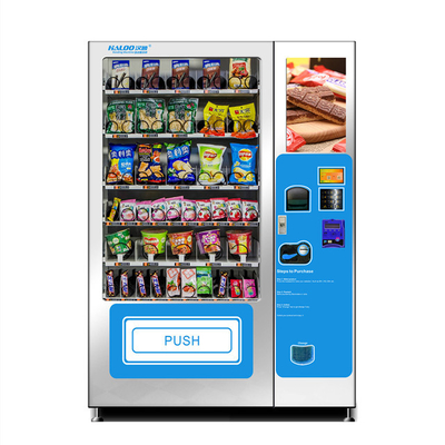 120W normale Temperatuur Chips Snacks Vending Machine 1350mm Breedte 1920mm Hoogteoem