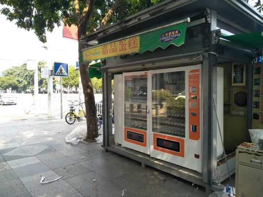 Online Mini Market Vending Machine Combination met ODM van het 5 Duimscherm