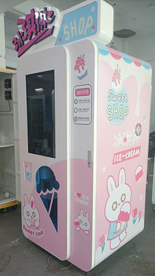 Logo Free Customization Liquid Ice-RoomAutomaat met Grote Touch screen en Kaartlezer