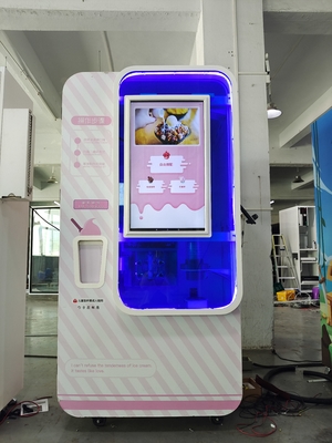 Logo Free Customization Liquid Ice-RoomAutomaat met Grote Touch screen en Kaartlezer