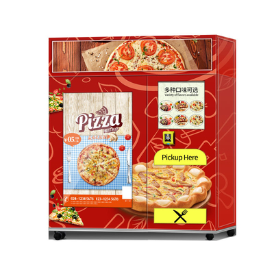 De Automaat van de touch screenpizza met Verwarmingssysteem en Bakkerijsysteem